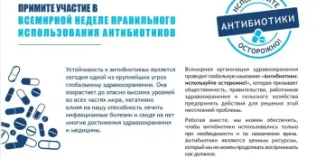 Всемирная неделя правильного использования антибиотиков