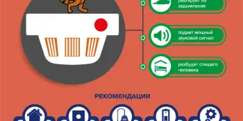 Установи автономный пожарный извещатель"